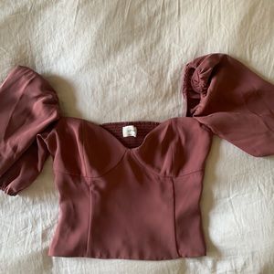 Wilfred Novella Shirtsleeve Blouse